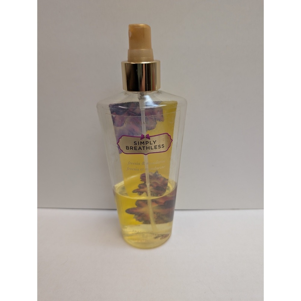 Victoria's Secret Simply Breathless Fragrance Mist Discontinued Tester Shimmer